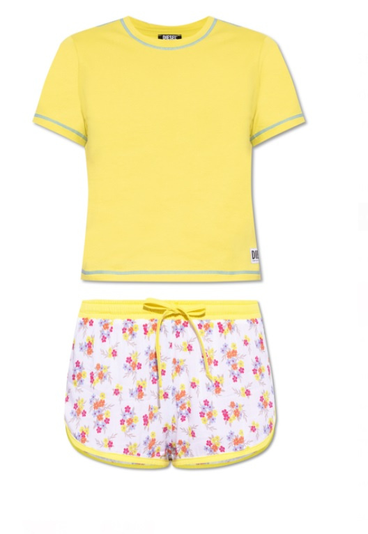 Dámské pyžamo model 17276083 žlutá - Diesel - Dámské pyžama