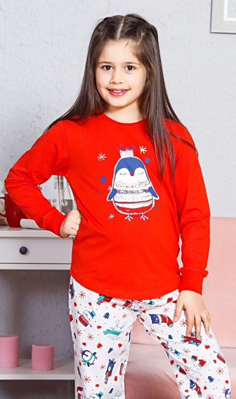 Dětské pyžamo dlouhé model 6291017 - Vienetta Kids - Dámské pyžama