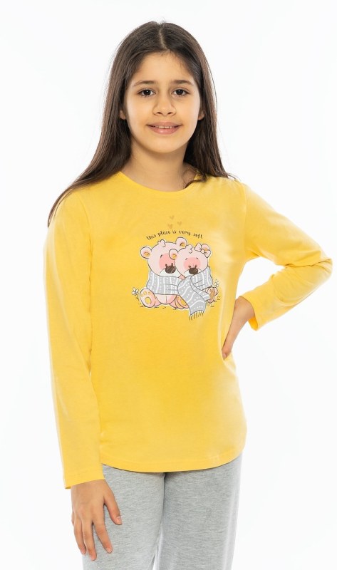 Dětské pyžamo dlouhé model 15254785 - Vienetta Kids - Dámské pyžama