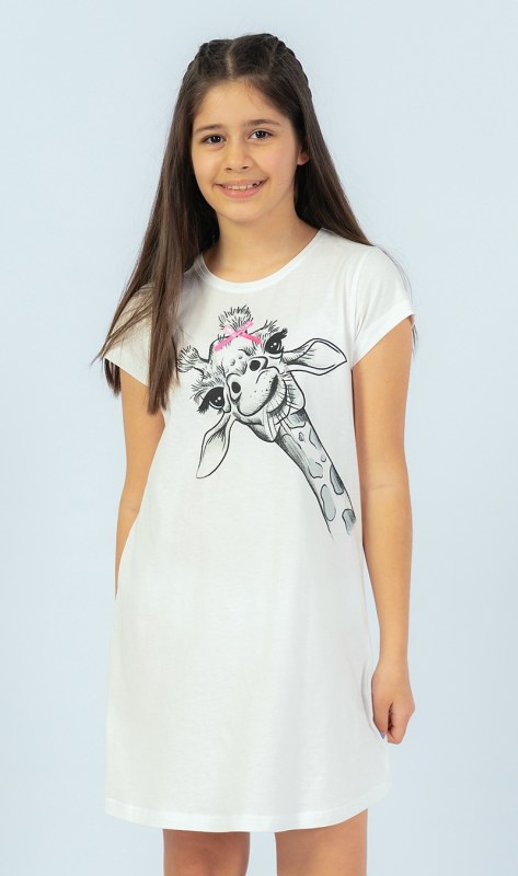 Dětská noční košile s krátkým rukávem model 15503189 - Vienetta Secret - Dámské pyžama