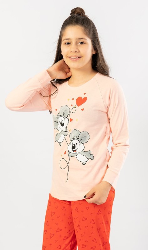 Dětské pyžamo dlouhé model 15682034 - Vienetta Kids - Dámské pyžama