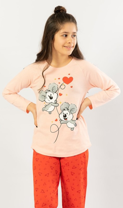 Dětské pyžamo dlouhé model 15742663 - Vienetta Kids - Dámské pyžama