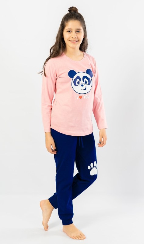 Dětské pyžamo dlouhé model 15749318 - Vienetta Kids - Dámské pyžama