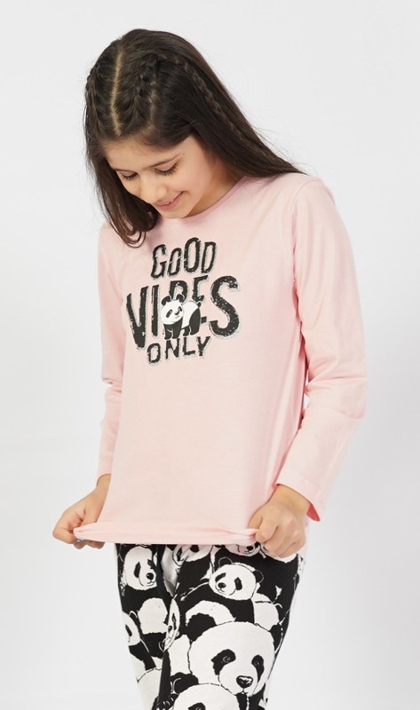 Dětské pyžamo dlouhé Good model 15788983 - Vienetta Kids - Dámské pyžama
