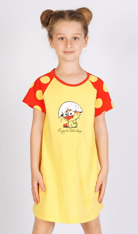 Dětská noční košile s krátkým rukávem model 15847264 - Vienetta Secret - Dámské pyžama