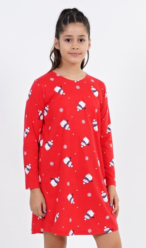 Dětská noční košile s dlouhým rukávem model 17828820 - Vienetta Secret - Dámské pyžama