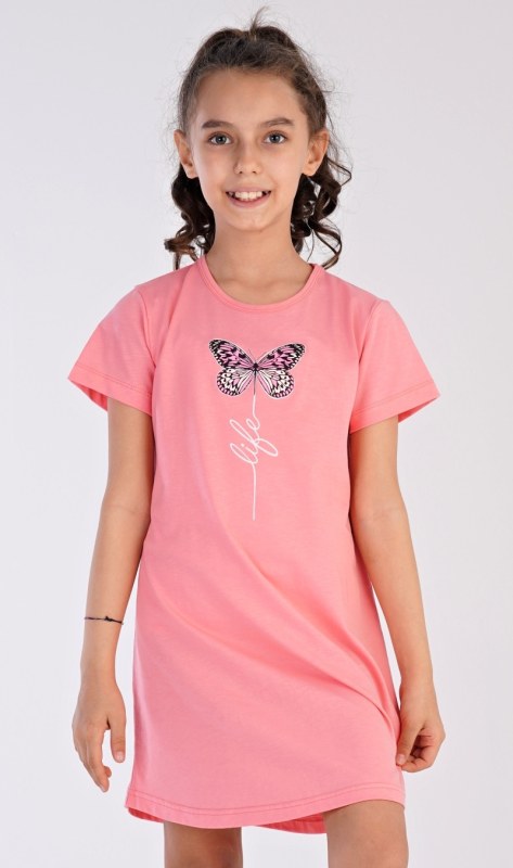 Dětská noční košile s krátkým rukávem model 18728701 - Vienetta Secret - Dámské pyžama