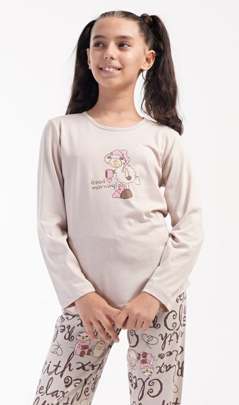 Dětské pyžamo dlouhé model 20585340 - Vienetta Kids - Dámské pyžama