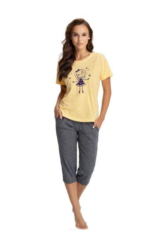 Dámské pyžamo model 18822724 yellow - Luna - Dámské pyžama