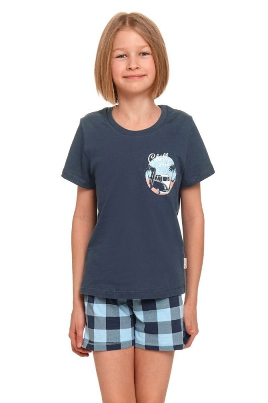 Dětské pyžamo modré model 17189710 - DN Nightwear - Dámské pyžama