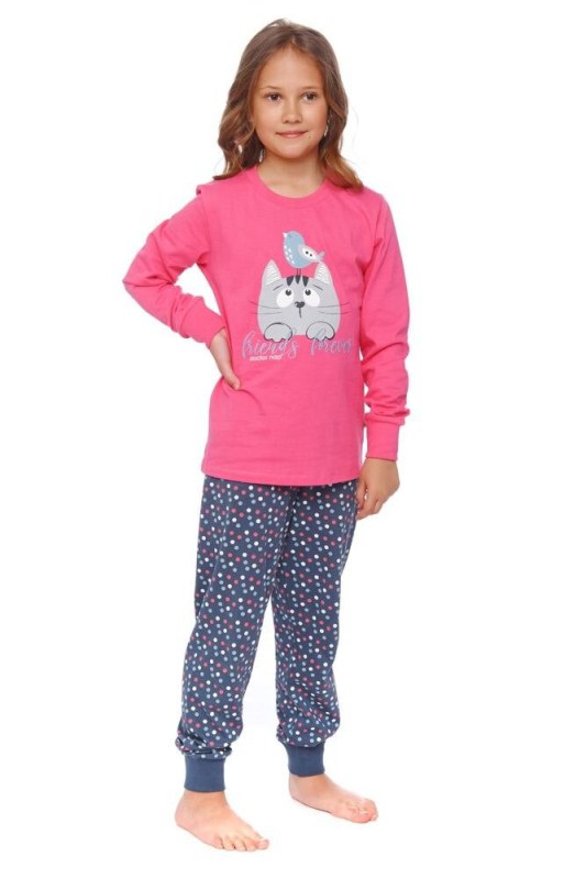 Dívčí pyžamo růžové model 17632783 - DN Nightwear - Dámské pyžama