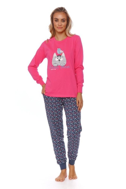 Dámské pyžamo růžové model 17644988 - DN Nightwear - Dámské pyžama