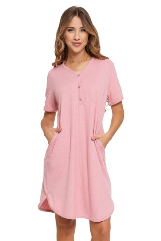 Noční košilka Dorina růžová - Dámské pyžama