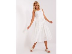 Dámské šaty bílé model 20127843 - FPrice