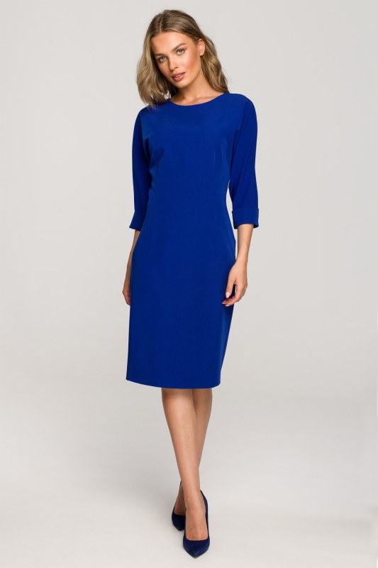 Dámské šaty model 21103418 královská modrá Stylové - STYLOVE - saka