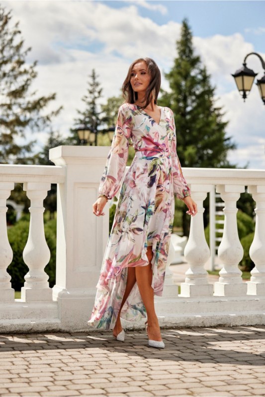 Denní šaty SUK0412 růžové - Roco Fashion - Dámské saka