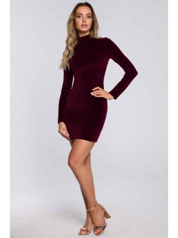 Dámské šaty model 21080756 Bordó - Moe - Dámské saka