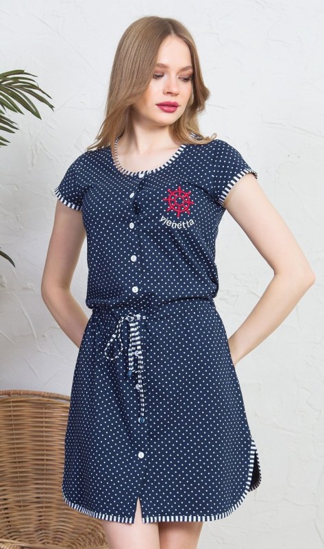 Dámské domácí šaty s krátkým rukávem model 14952170 - Vienetta - Dámské saka