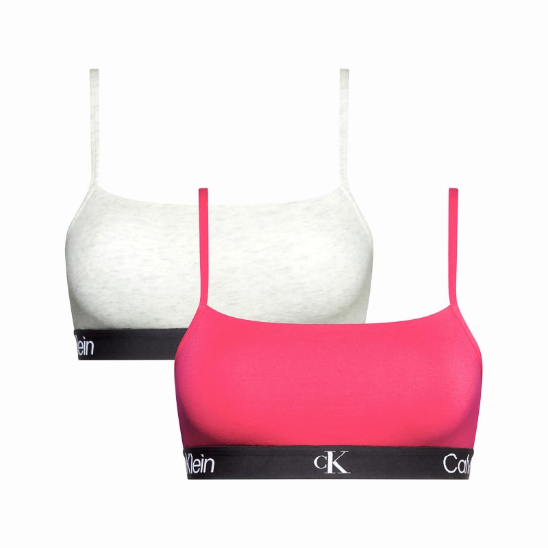 Dámská sportovní podprsenka 2Pack model 20934282 - Calvin Klein - Dámské spodní prádlo kalhotky