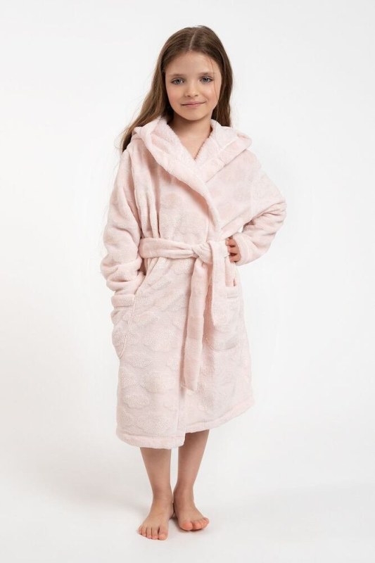 Dívčí župan růžový s model 19162553 - Italian Fashion - Dámské spodní prádlo komplety a sety