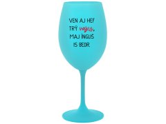 VNS, M tyrkysová sklenice na víno 350 ml model 21085977 - Giftela