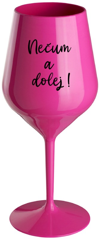 A růžová nerozbitná sklenice na víno 470 ml model 20982624 - Giftela A růžová nerozbitná sklenice na víno 470 ml model 20982624 - Giftela - spodní prádlo podvazkové pásy