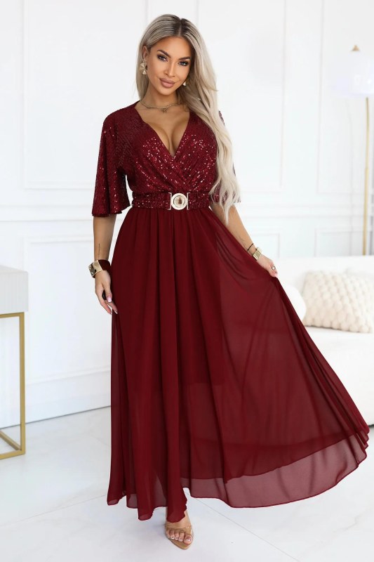 sukienka maxi z&nbsp;i paskiem bordowa model 22599772 - numoco basic</h1> <p>sukienka maxi z&nbsp;i paskiem bordowa model 22599772 - numoco basic</p> <span class=d><em class="fa fa-truck fa-lg"></em> zdarma</span><div class=ar><span>2&nbsp;747<small>,- Kč</small></span><br><small>bez DPH: 2&nbsp;270,09</small><br><br><strong>Varianty:</strong><br><div>UNI <input type=button value=