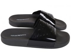 Pantofle model 7456201 černá - Emporio Armani