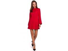 K021 Mini dámské šaty červené - Makover