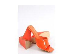 Dámské pantofle / na podpatku Oranžová model 18837909 - SWEET SHOES