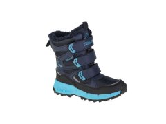 Dětská kotníková zimní obuv Jr 260902K-6766 Tmavě modrá s modrou - Kappa