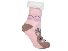 Dětské zateplené ponožky růžové s model 19049442 - Moraj