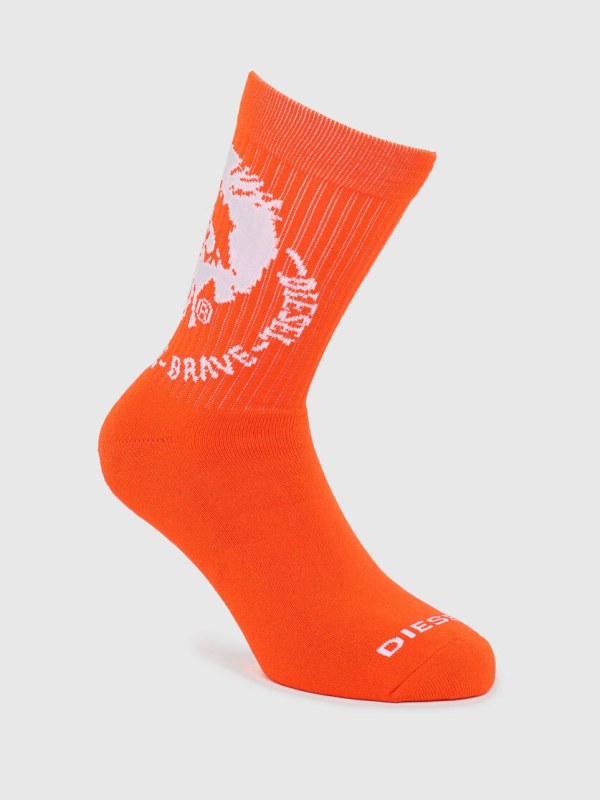 Ponožky model 9111572 oranžová - Diesel - Doplňky čepice, rukavice a šály