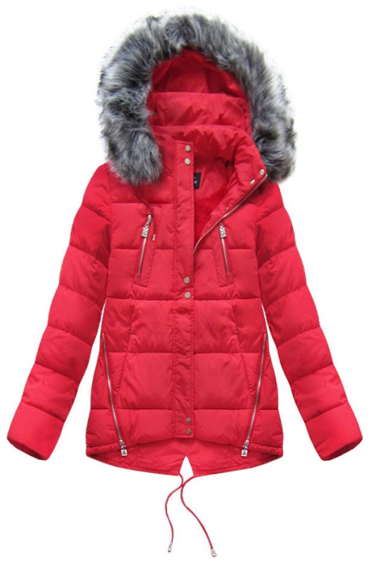 Dámská zimní bunda s kapucí Black model 15028613 - Good looking - Doplňky čepice, rukavice a šály