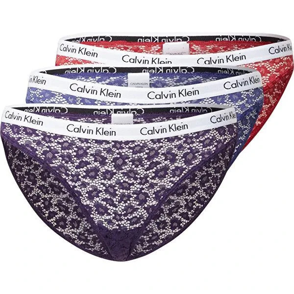 Krajkové kalhotky 3pack Mix barev model 17057990 - Calvin Klein - Doplňky čepice, rukavice a šály