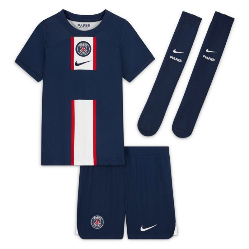 Dětský fotbalový set DJ7897-411 Tmavě modrá logo - Nike - Doplňky čepice, rukavice a šály