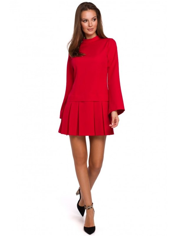 model 18365267 Mini dámské šaty červené - Makover - Doplňky čepice, rukavice a šály