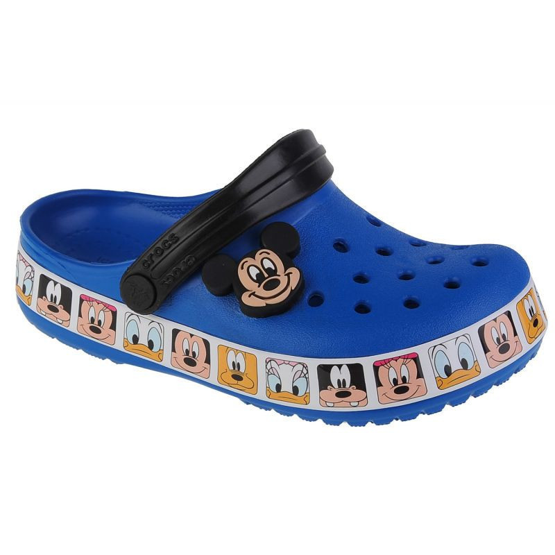 Dětské žabky FL Mickey Mouse 207718-4JL modrá vzor - Crocs - Doplňky čepice, rukavice a šály