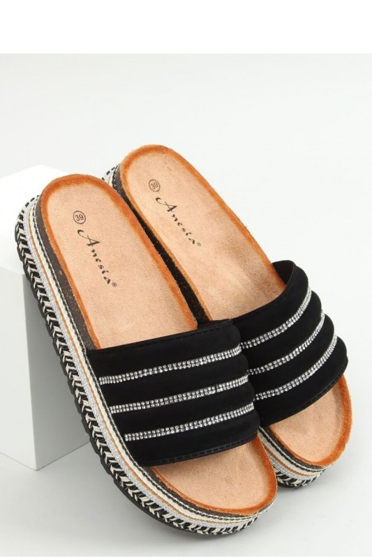 Dámské pantofle model 18717998 černé 36 - Inello - Doplňky čepice, rukavice a šály