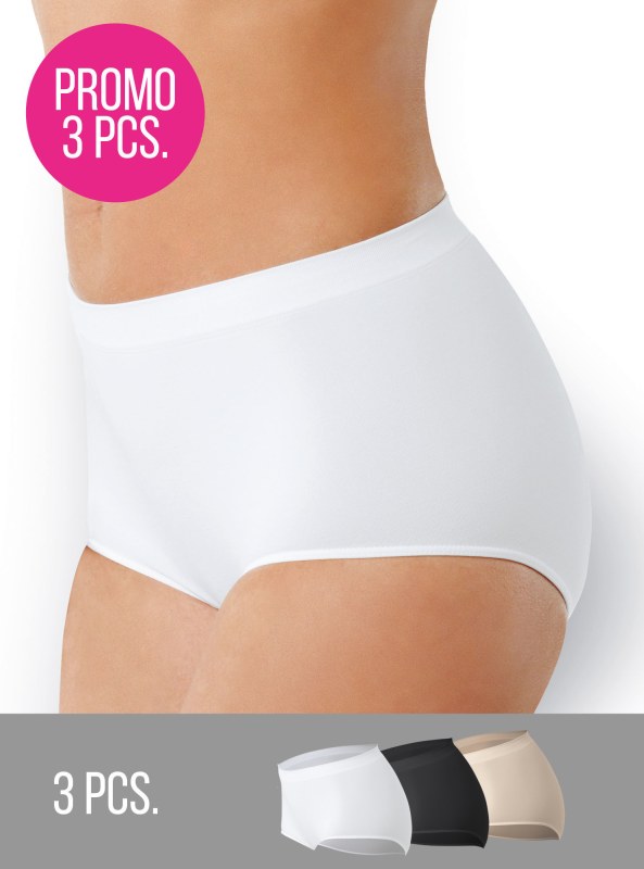Dámské kalhotky s vyšším pasem bezešvé 3PACK mix model 21105520 - Intimidea - čepice, rukavice a šály