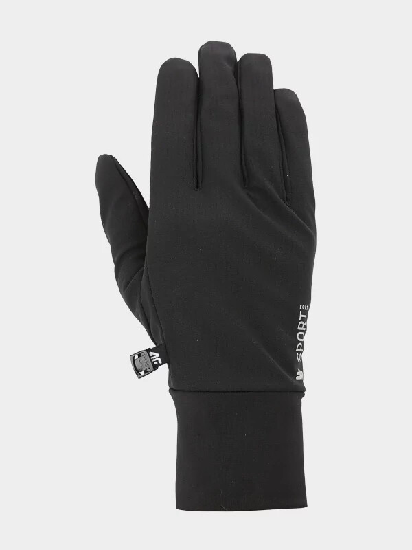 Unisex sportovní rukavice D4L19-REU106 20S Černá - 4F - Doplňky čepice, rukavice a šály