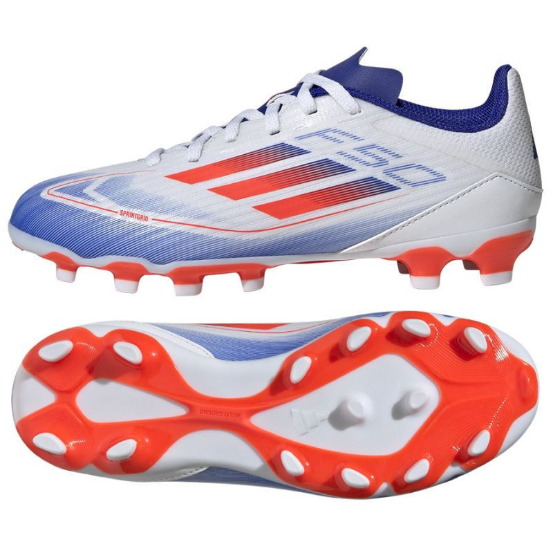 Junior sportovní boty kopačky F50 League MG Jr model 20690106 Bílá mix barev - ADIDAS - Doplňky čepice, rukavice a šály