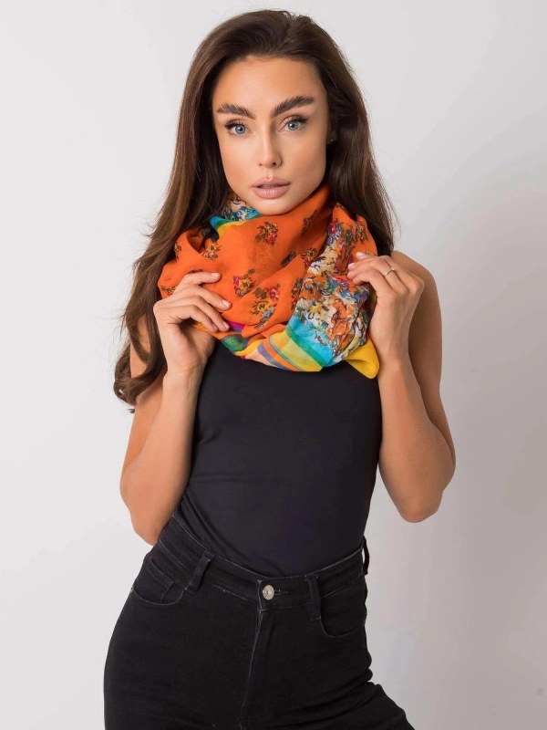 Šátek AT CH oranžový model 22594424 - FPrice - Doplňky čepice, rukavice a&nbsp;šály