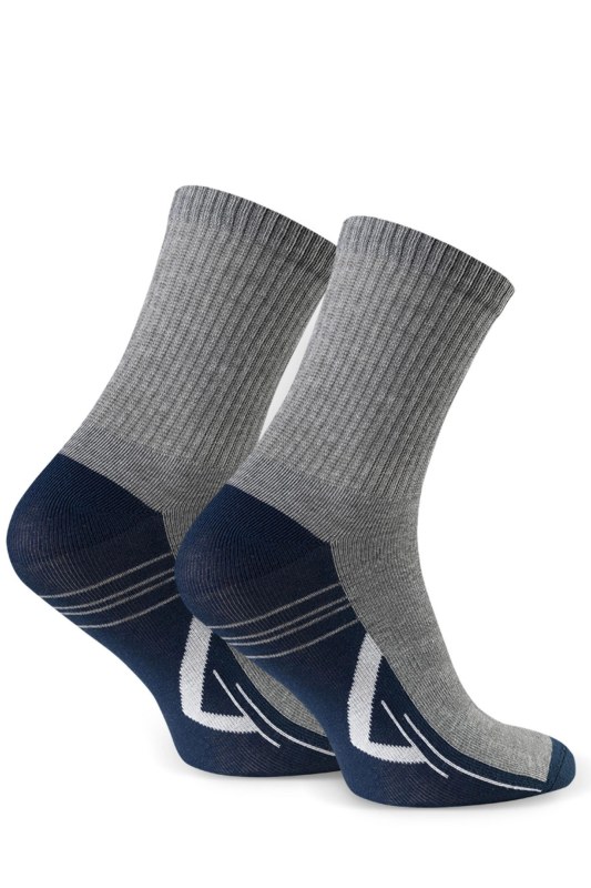 Dětské ponožky 022 model 18979484 grey - Steven - Doplňky čepice, rukavice a šály