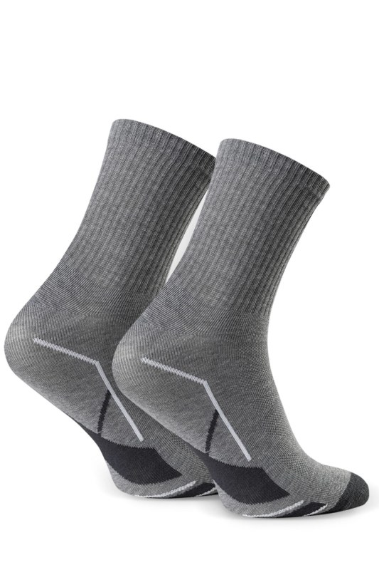 Dětské ponožky 022 model 18979486 grey - Steven - Doplňky čepice, rukavice a šály