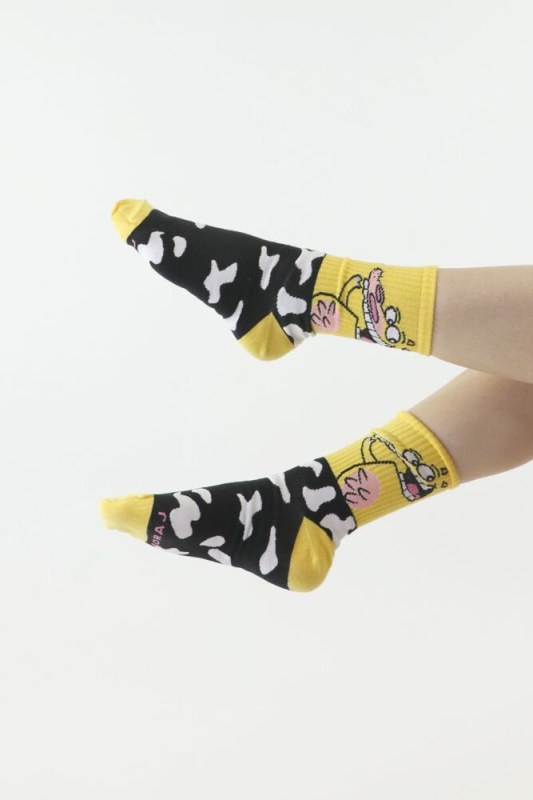 Veselé ponožky and žluté model 18399891 - Moraj - Doplňky čepice, rukavice a šály