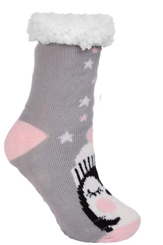 Dětské zateplené ponožky šedé s model 19049445 - Moraj - Doplňky čepice, rukavice a šály