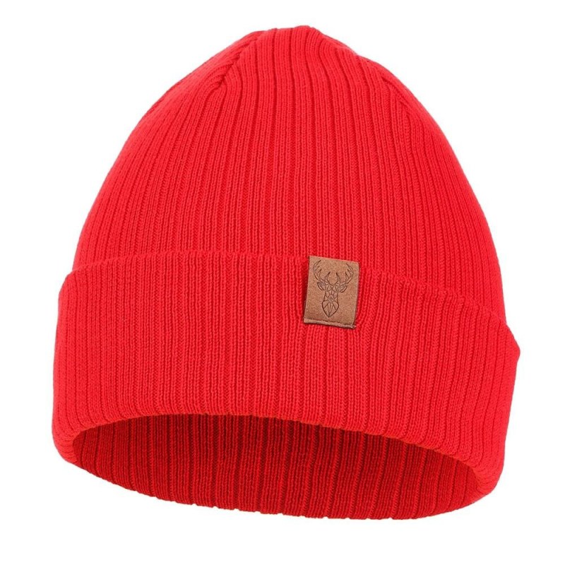 Dámská čepice červená model 19049483 - Moraj - Doplňky čepice, rukavice a šály