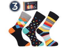 3 pack ponožek v boxu CMLB450-006/3 barevné