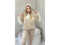 Velurová souprava klokaní béžová model 20710864 - Koucla 2
